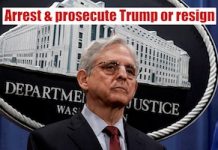 arrest and prosecute trump or resign
