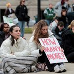 MSU students protest mass shootings in Lansing, Michigan