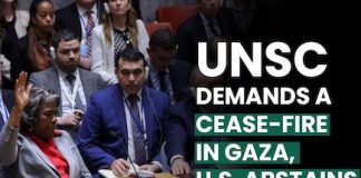 US abstains from UN ceasefire resolution