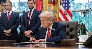 Trump signing executive orders