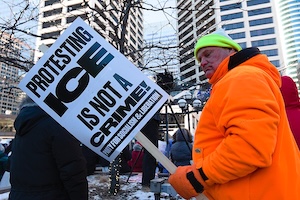 Protesting ice