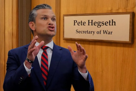 Counterpoint September 7, 2026 secretary of war hegseth